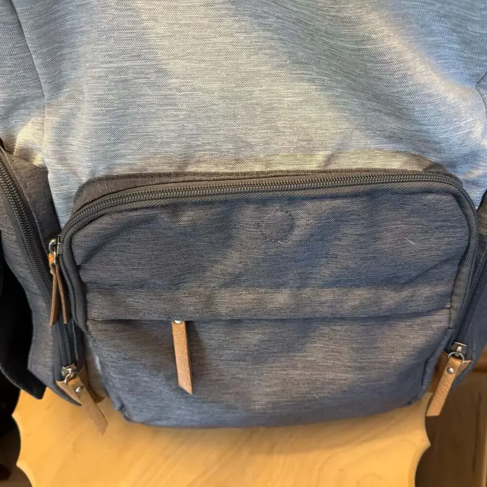 Eddie Bauer Cascade First Adventure Backpack Diaper Bag Gray